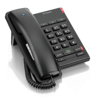 BT Converse 2100 Corded Telephone in Black