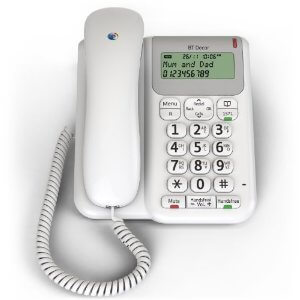 BT Decor 2200 Telephone in White