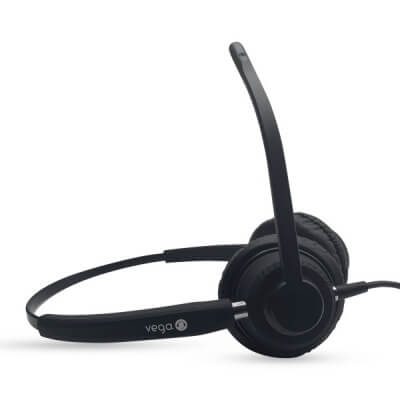 Yealink SIP-T46G Vega Chrome Stereo Noise Cancelling Headset