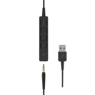 Sennheiser SC 165 Spare Controller Cable - (3.5mm Jack to USB)