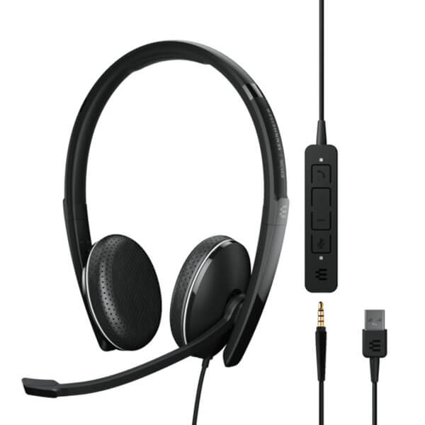 EPOS | Sennheiser ADAPT 165 USB II Headset | 1000916 | Headset Store