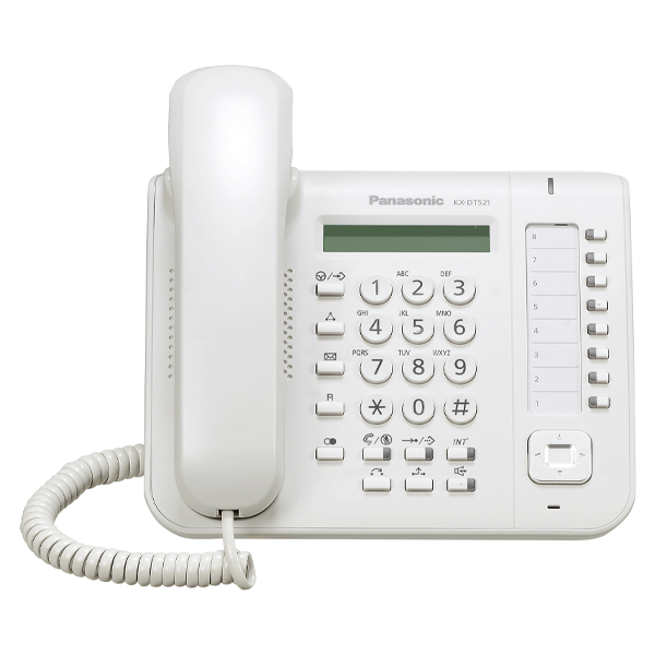 Panasonic KX-DT521 Telephone in White Headset Store
