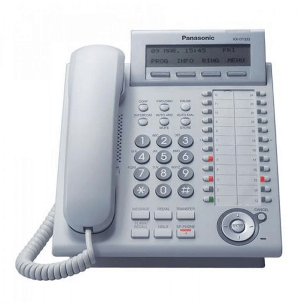 Panasonic KX-DT333 Telephone in White | Headset Store